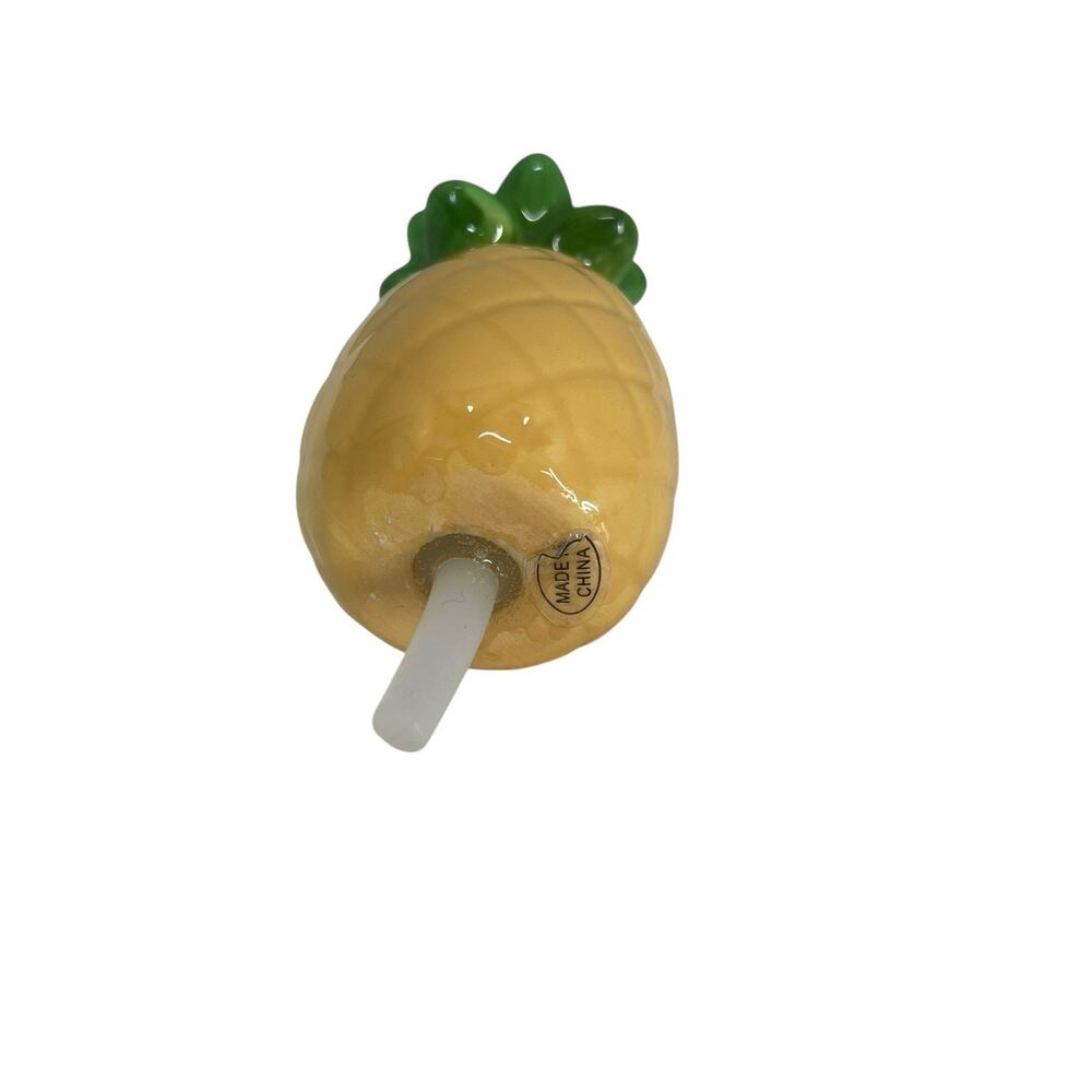 NORA FLEMING Mini Welcome Friends PINEAPPLE Ceramic Platter Charm - Picture 3 of 5
